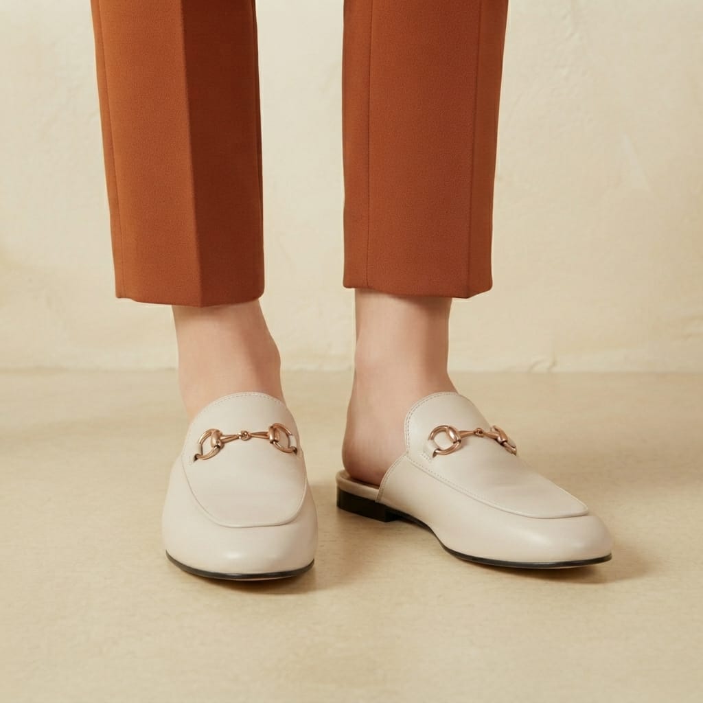 CLASSIC HORSEBIT LEATHER MULE
