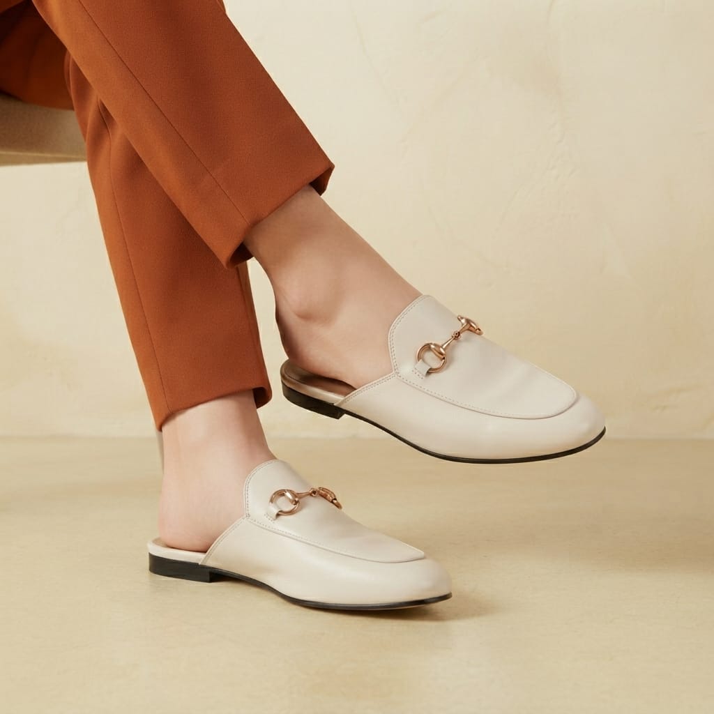 CLASSIC HORSEBIT LEATHER MULE