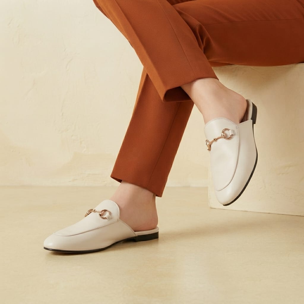CLASSIC HORSEBIT LEATHER MULE