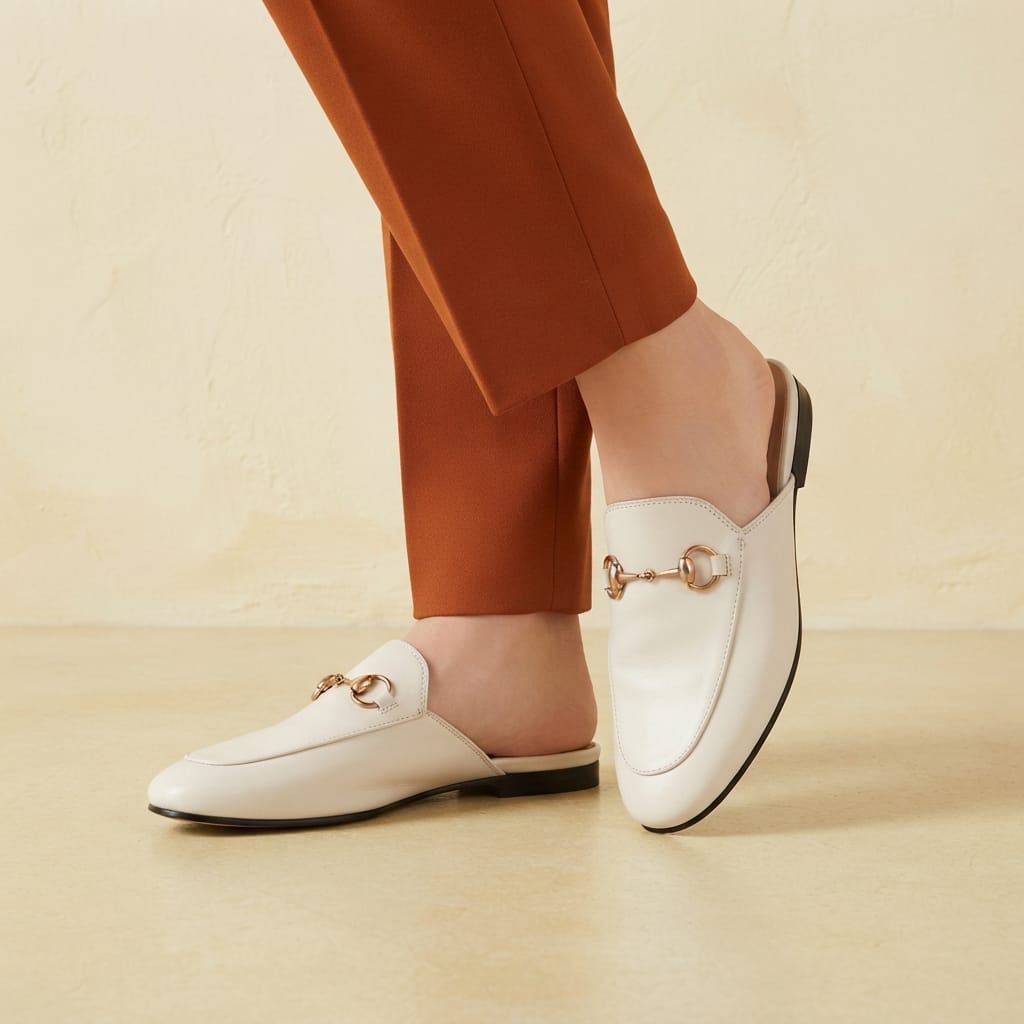 CLASSIC HORSEBIT LEATHER MULE