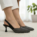 Crystal Maze Pointed Pumps