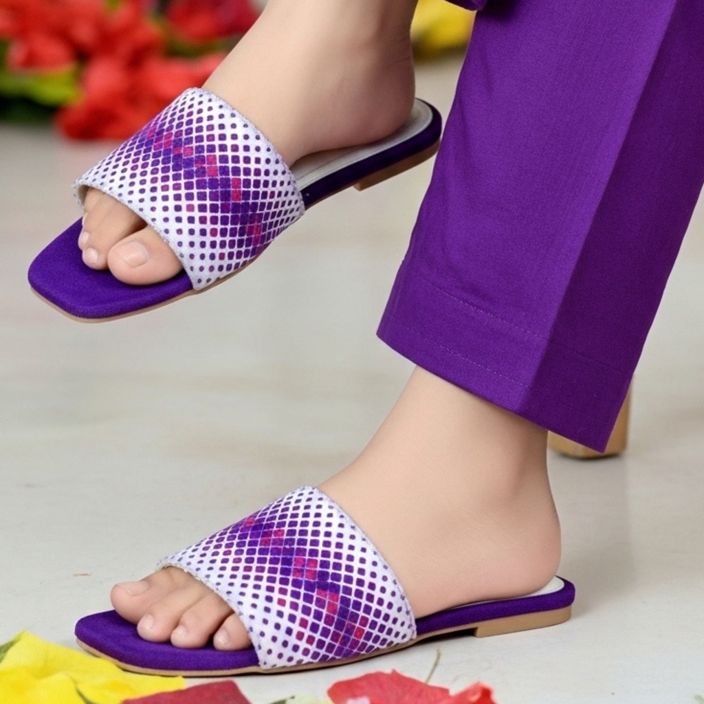 Violet Vibe Flats