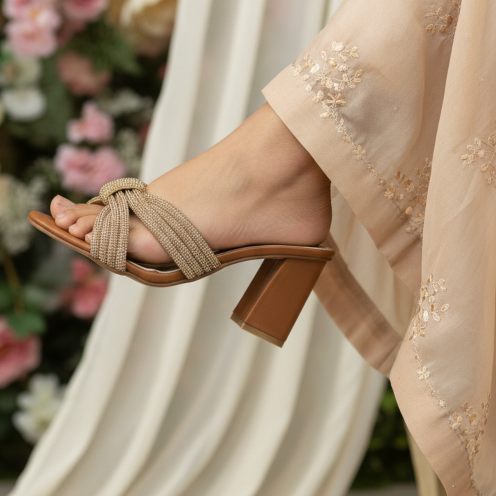 Caramel Charm Heels