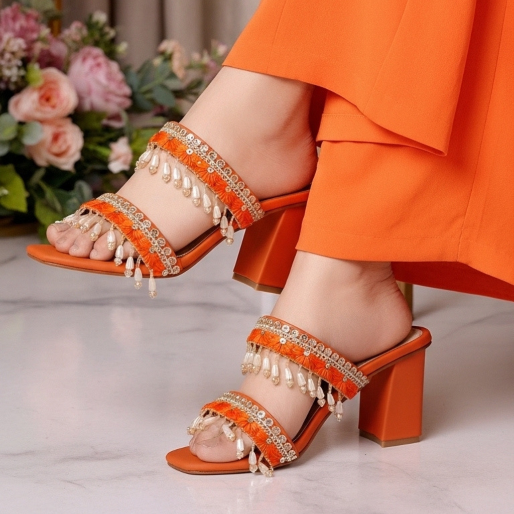 Saffron Spark Heels