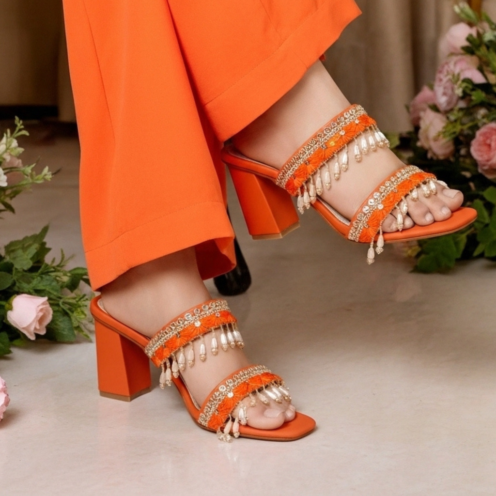 Saffron Spark Heels