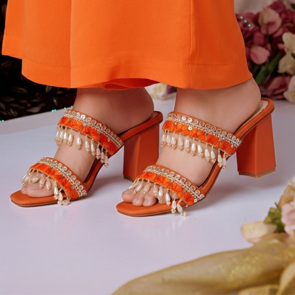 Saffron Spark Heels