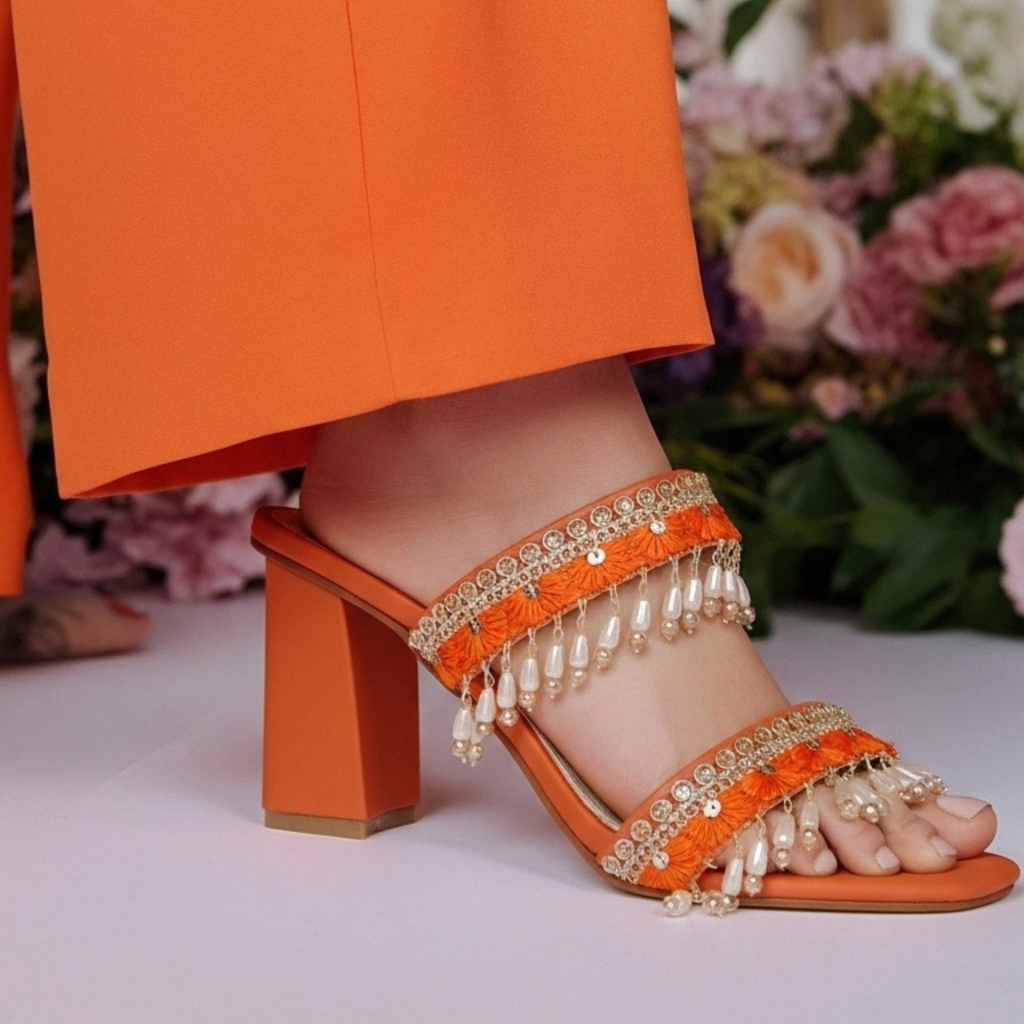 Saffron Spark Heels