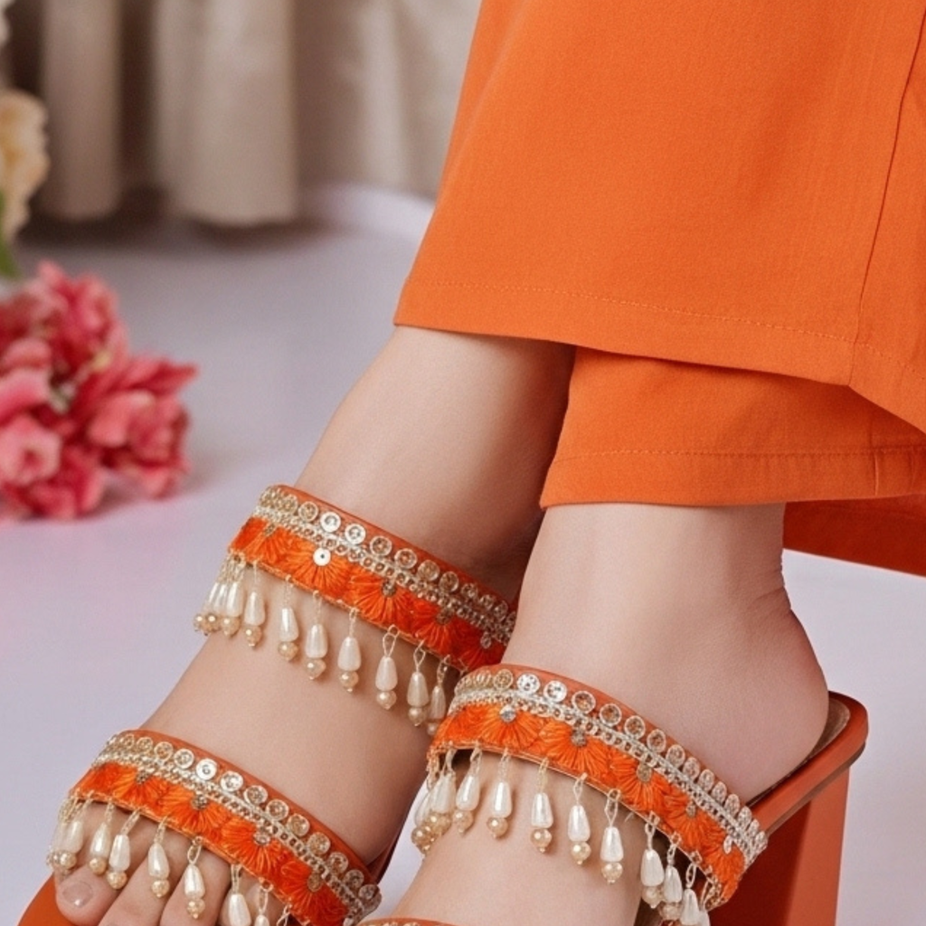 Saffron Spark Heels