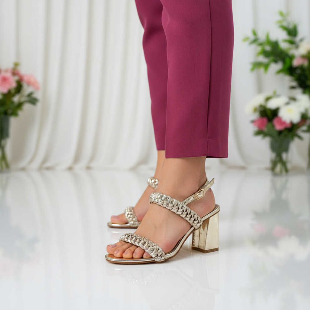 Rose Gold Radiance Heels