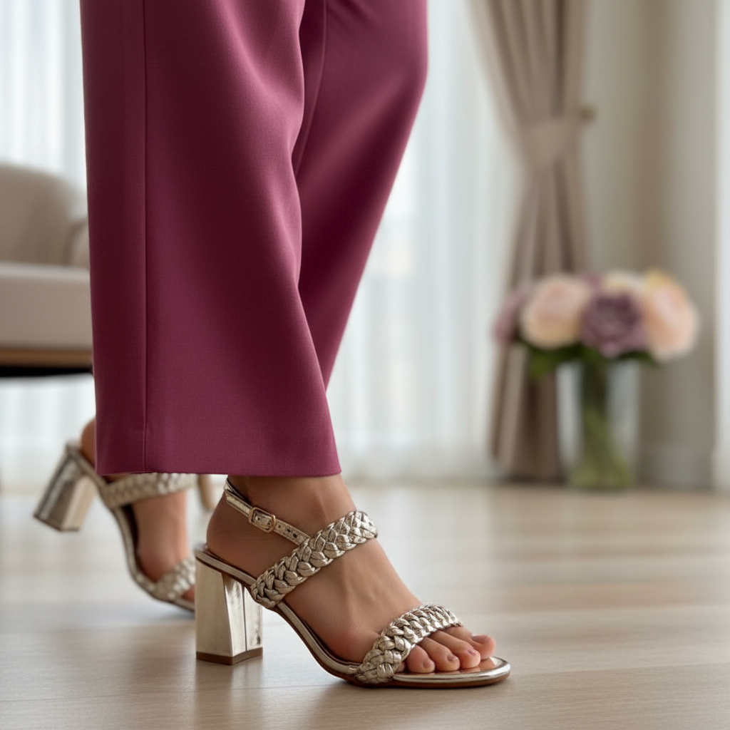 Rose Gold Radiance Heels